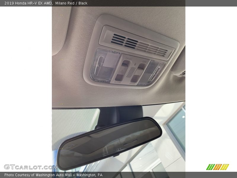 Milano Red / Black 2019 Honda HR-V EX AWD