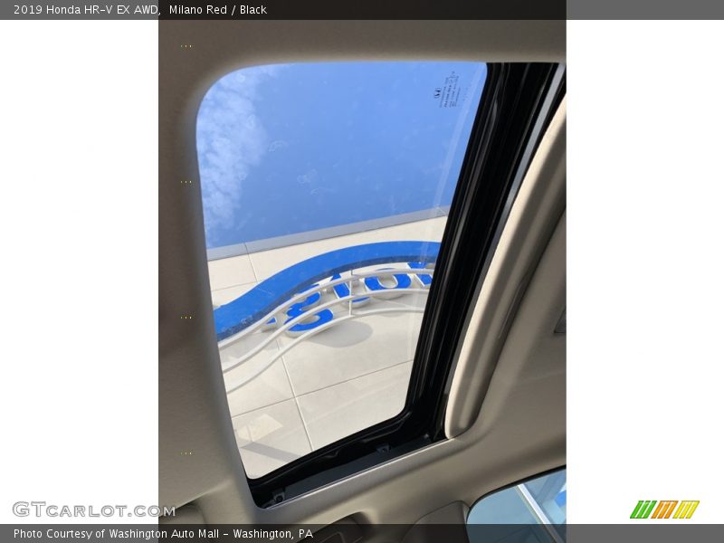 Milano Red / Black 2019 Honda HR-V EX AWD