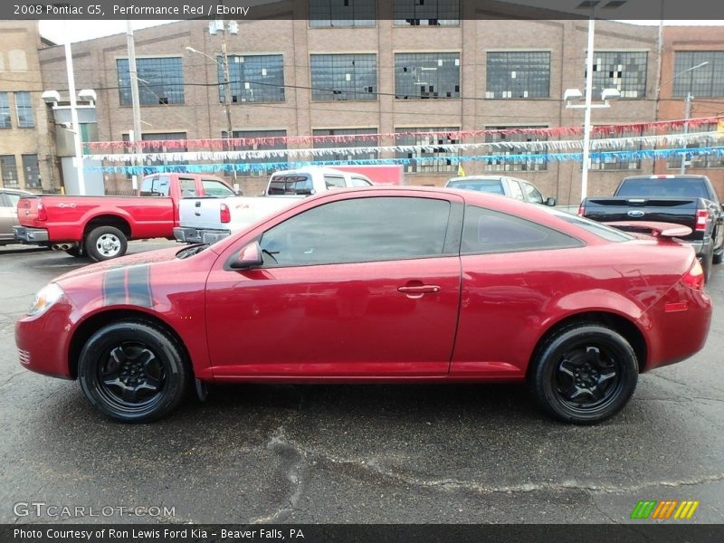 Performance Red / Ebony 2008 Pontiac G5