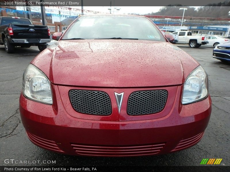 Performance Red / Ebony 2008 Pontiac G5