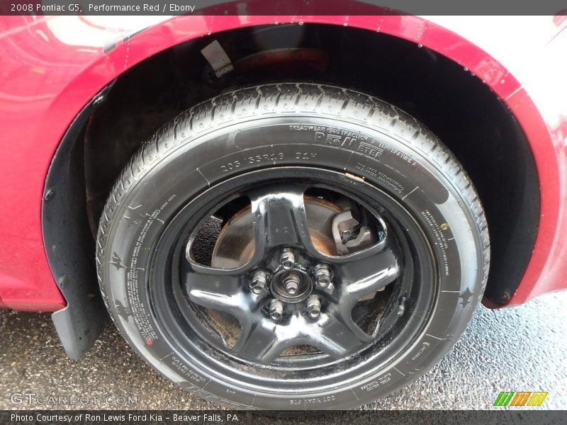 Performance Red / Ebony 2008 Pontiac G5