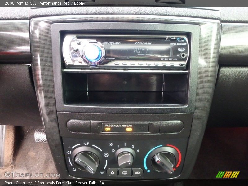 Performance Red / Ebony 2008 Pontiac G5