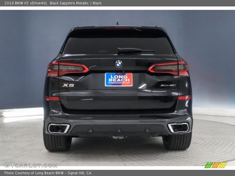 Black Sapphire Metallic / Black 2019 BMW X5 xDrive40i