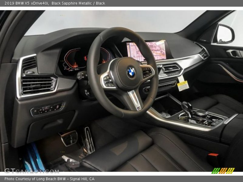 Black Sapphire Metallic / Black 2019 BMW X5 xDrive40i