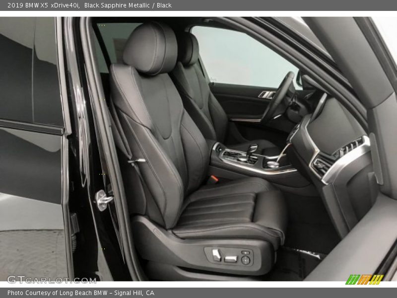 Black Sapphire Metallic / Black 2019 BMW X5 xDrive40i