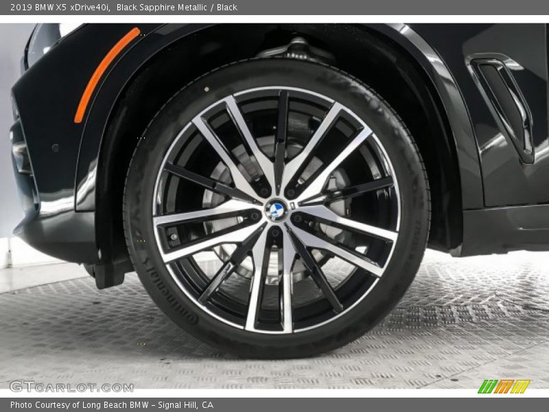 Black Sapphire Metallic / Black 2019 BMW X5 xDrive40i