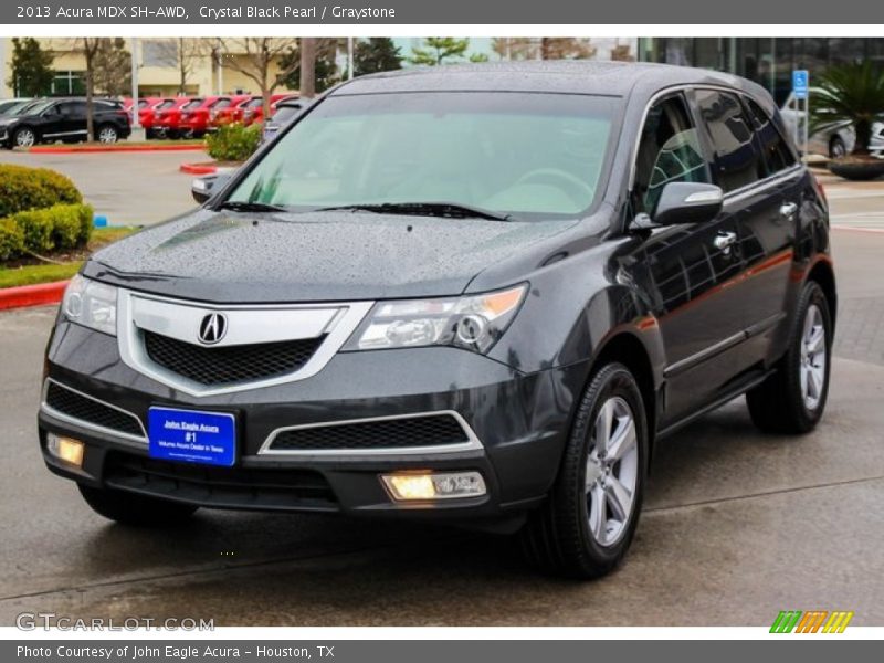 Crystal Black Pearl / Graystone 2013 Acura MDX SH-AWD