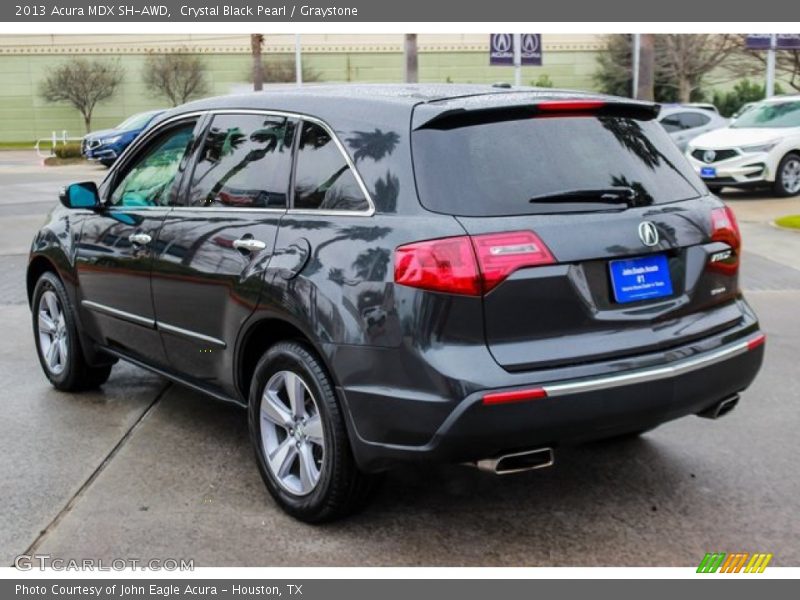 Crystal Black Pearl / Graystone 2013 Acura MDX SH-AWD