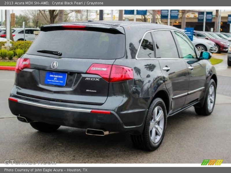 Crystal Black Pearl / Graystone 2013 Acura MDX SH-AWD