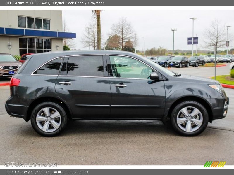 Crystal Black Pearl / Graystone 2013 Acura MDX SH-AWD