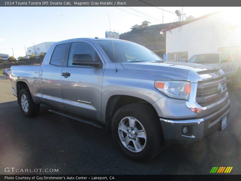 Magnetic Gray Metallic / Black 2014 Toyota Tundra SR5 Double Cab