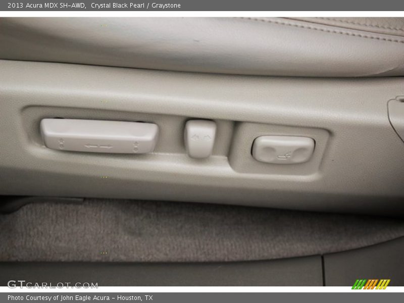 Crystal Black Pearl / Graystone 2013 Acura MDX SH-AWD