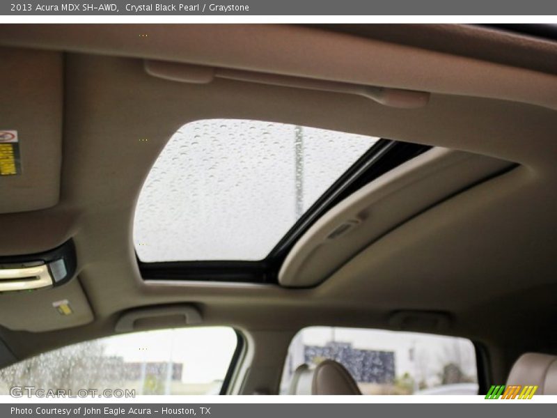 Crystal Black Pearl / Graystone 2013 Acura MDX SH-AWD