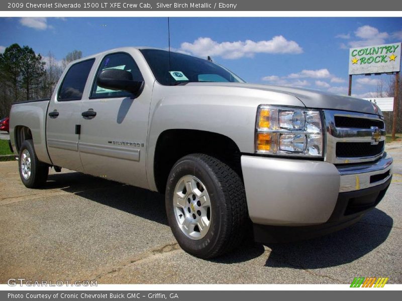 Silver Birch Metallic / Ebony 2009 Chevrolet Silverado 1500 LT XFE Crew Cab