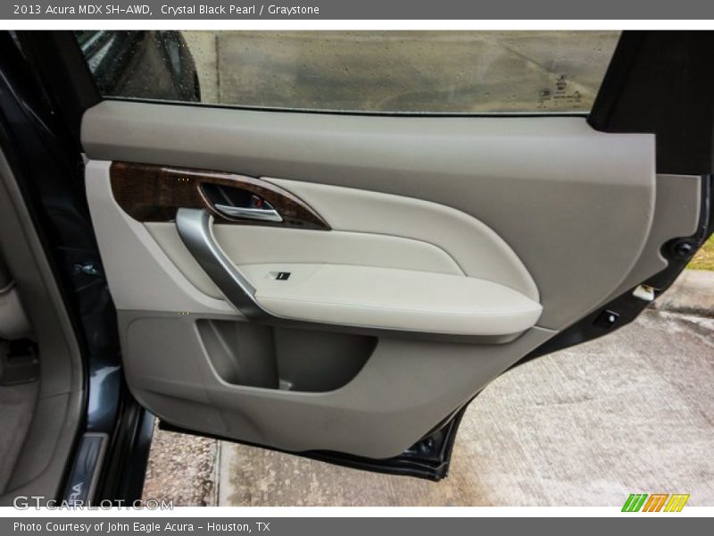 Crystal Black Pearl / Graystone 2013 Acura MDX SH-AWD
