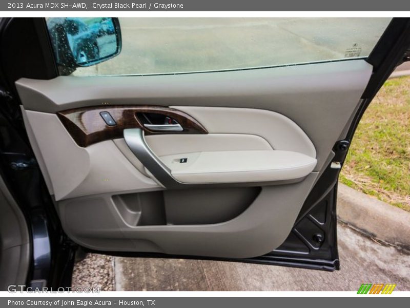 Crystal Black Pearl / Graystone 2013 Acura MDX SH-AWD