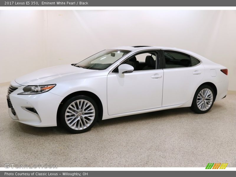 Eminent White Pearl / Black 2017 Lexus ES 350