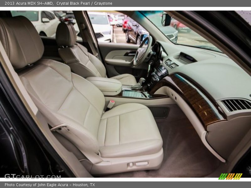 Crystal Black Pearl / Graystone 2013 Acura MDX SH-AWD