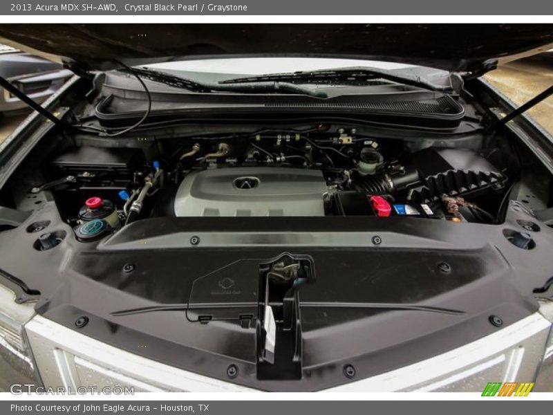 Crystal Black Pearl / Graystone 2013 Acura MDX SH-AWD