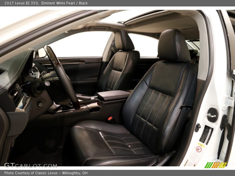 Eminent White Pearl / Black 2017 Lexus ES 350