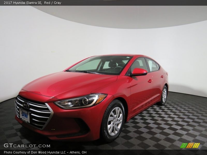 Red / Gray 2017 Hyundai Elantra SE