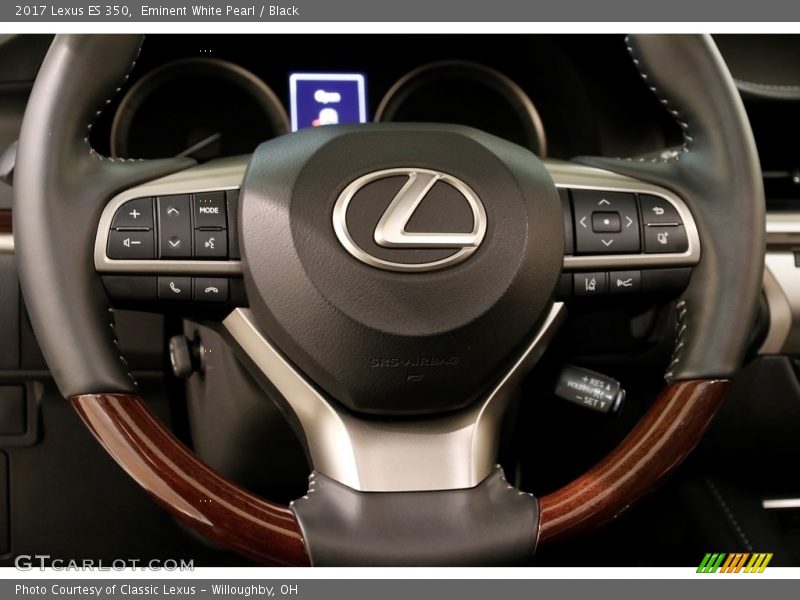 Eminent White Pearl / Black 2017 Lexus ES 350