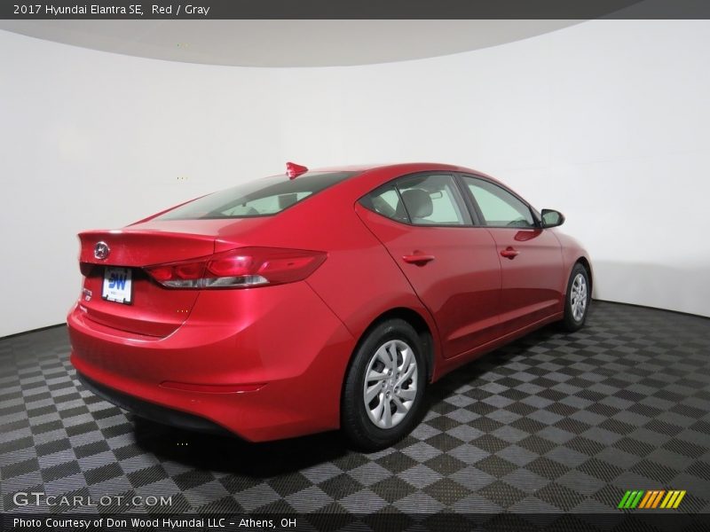 Red / Gray 2017 Hyundai Elantra SE