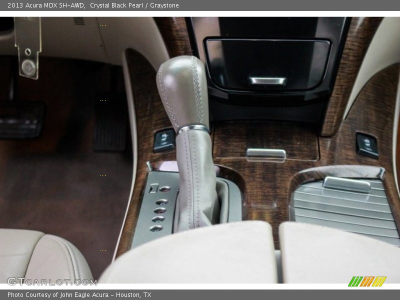 Crystal Black Pearl / Graystone 2013 Acura MDX SH-AWD