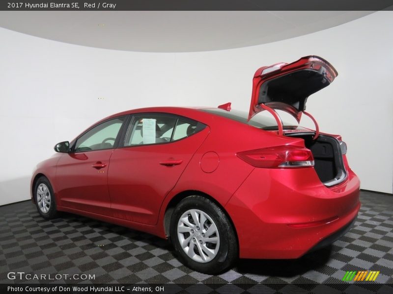 Red / Gray 2017 Hyundai Elantra SE