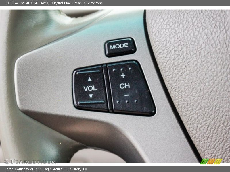 Crystal Black Pearl / Graystone 2013 Acura MDX SH-AWD