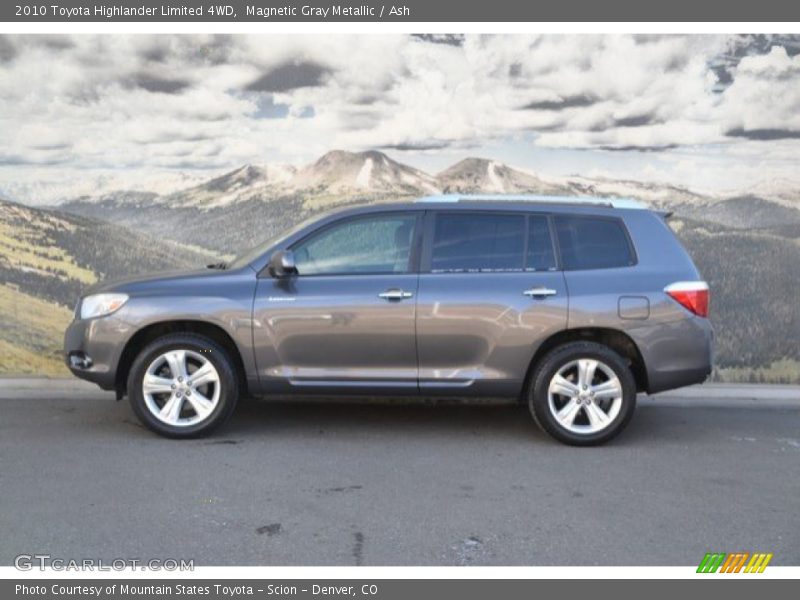 Magnetic Gray Metallic / Ash 2010 Toyota Highlander Limited 4WD