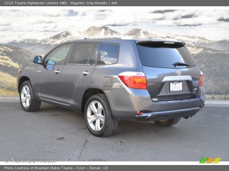 Magnetic Gray Metallic / Ash 2010 Toyota Highlander Limited 4WD
