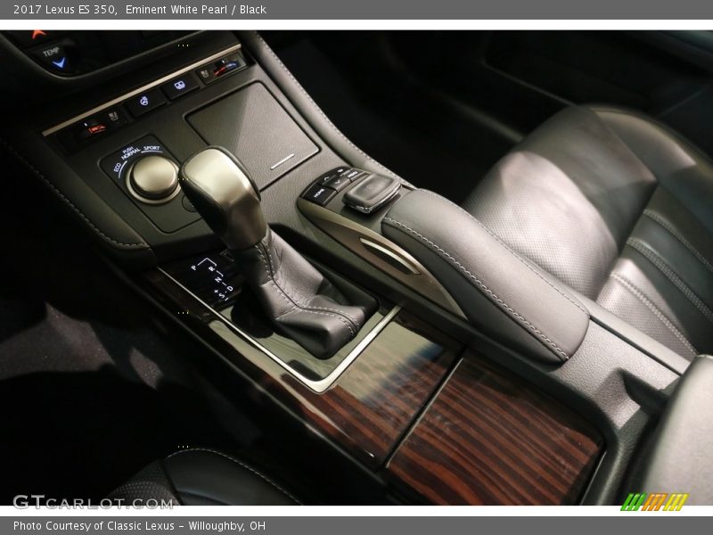Eminent White Pearl / Black 2017 Lexus ES 350