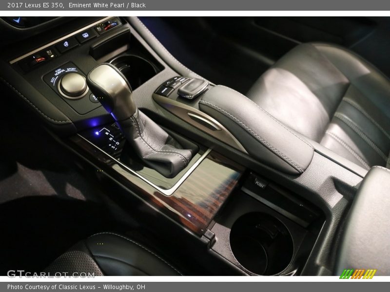 Eminent White Pearl / Black 2017 Lexus ES 350