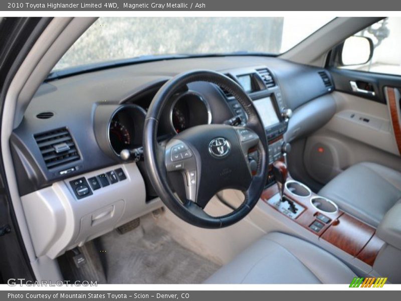 Magnetic Gray Metallic / Ash 2010 Toyota Highlander Limited 4WD
