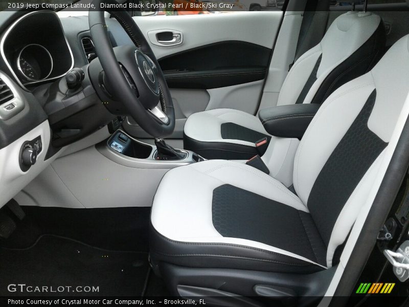 Front Seat of 2019 Compass Latitude