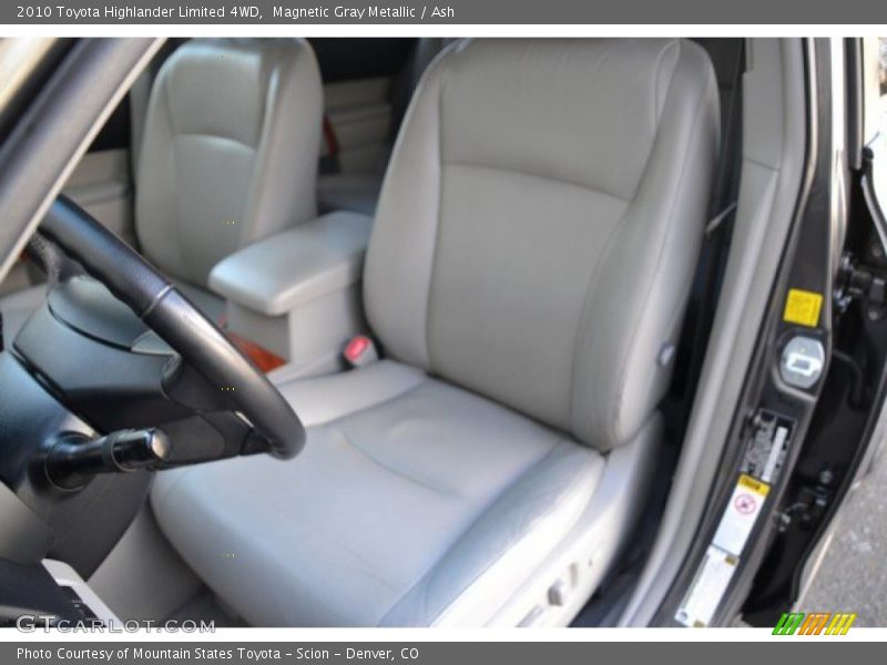 Magnetic Gray Metallic / Ash 2010 Toyota Highlander Limited 4WD