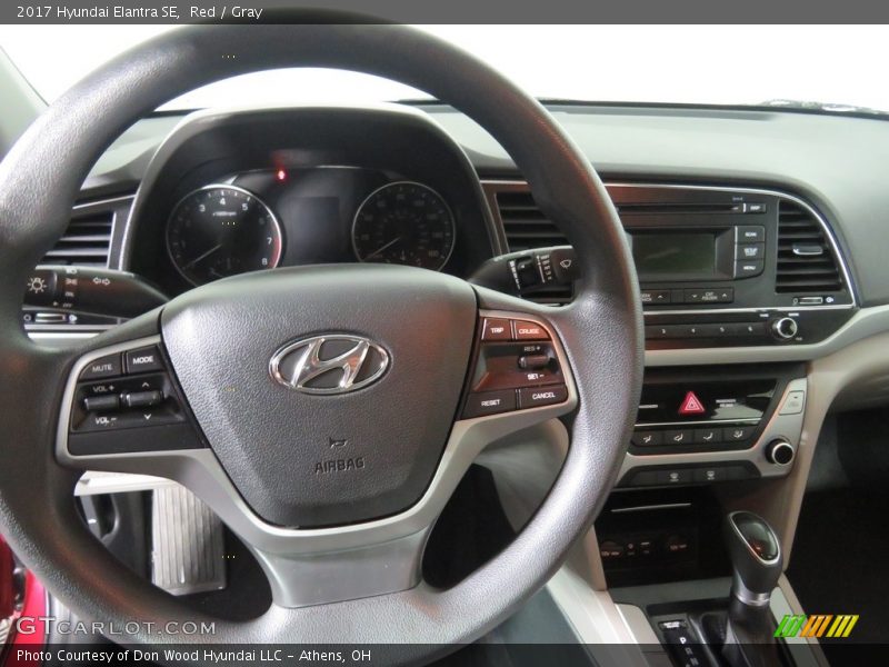 Red / Gray 2017 Hyundai Elantra SE