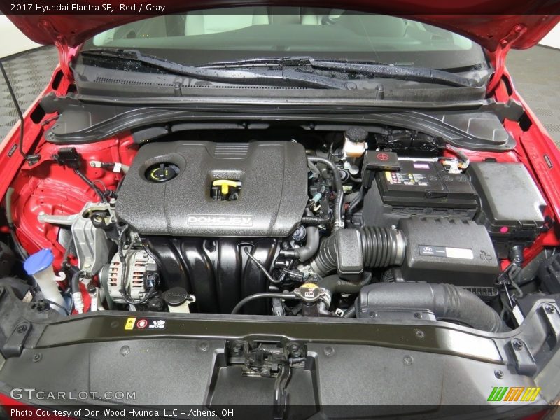 Red / Gray 2017 Hyundai Elantra SE