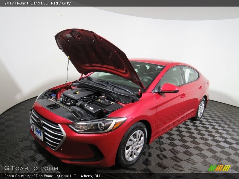 Red / Gray 2017 Hyundai Elantra SE