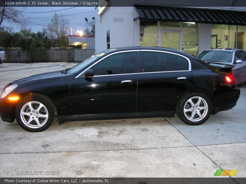 Black Obsidian / Graphite 2004 Infiniti G 35 Sedan