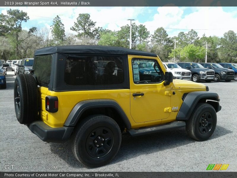 Hellayella / Black 2019 Jeep Wrangler Sport 4x4