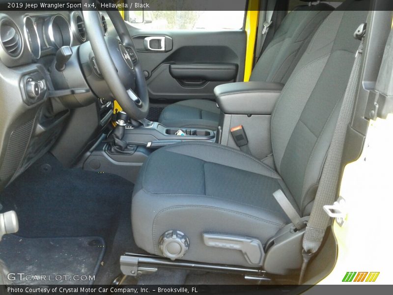 Hellayella / Black 2019 Jeep Wrangler Sport 4x4