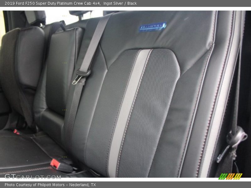 Ingot Silver / Black 2019 Ford F250 Super Duty Platinum Crew Cab 4x4
