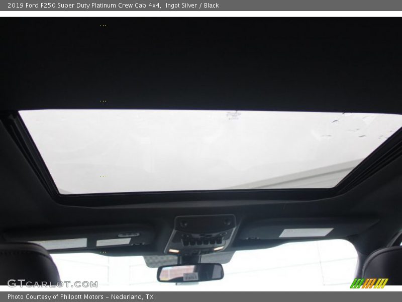 Ingot Silver / Black 2019 Ford F250 Super Duty Platinum Crew Cab 4x4