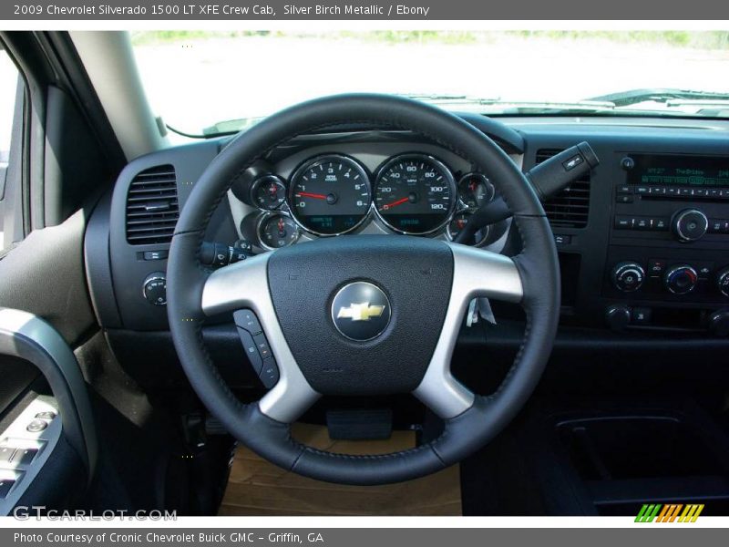 Silver Birch Metallic / Ebony 2009 Chevrolet Silverado 1500 LT XFE Crew Cab