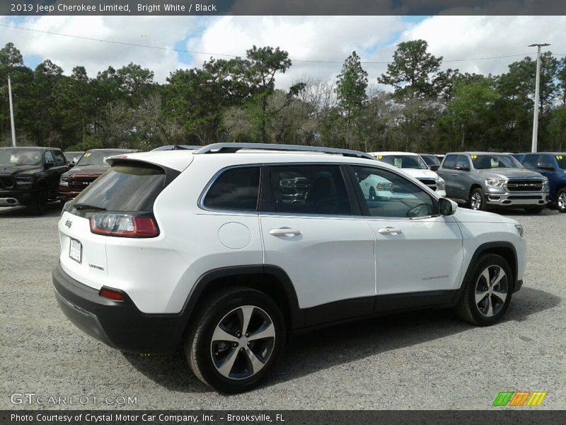 Bright White / Black 2019 Jeep Cherokee Limited