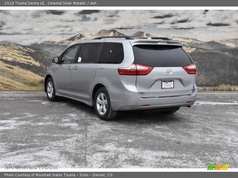Celestial Silver Metallic / Ash 2019 Toyota Sienna LE