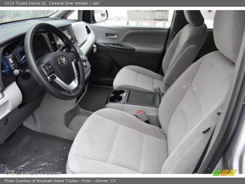 Celestial Silver Metallic / Ash 2019 Toyota Sienna LE