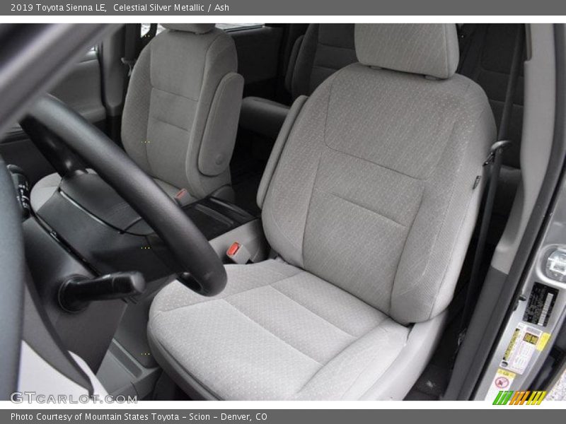 Celestial Silver Metallic / Ash 2019 Toyota Sienna LE